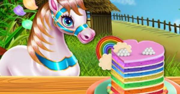 Pretty Pony Cake Rainbow