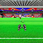 Soccer goalkeeper saves