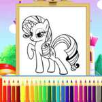 Color these cute ponies